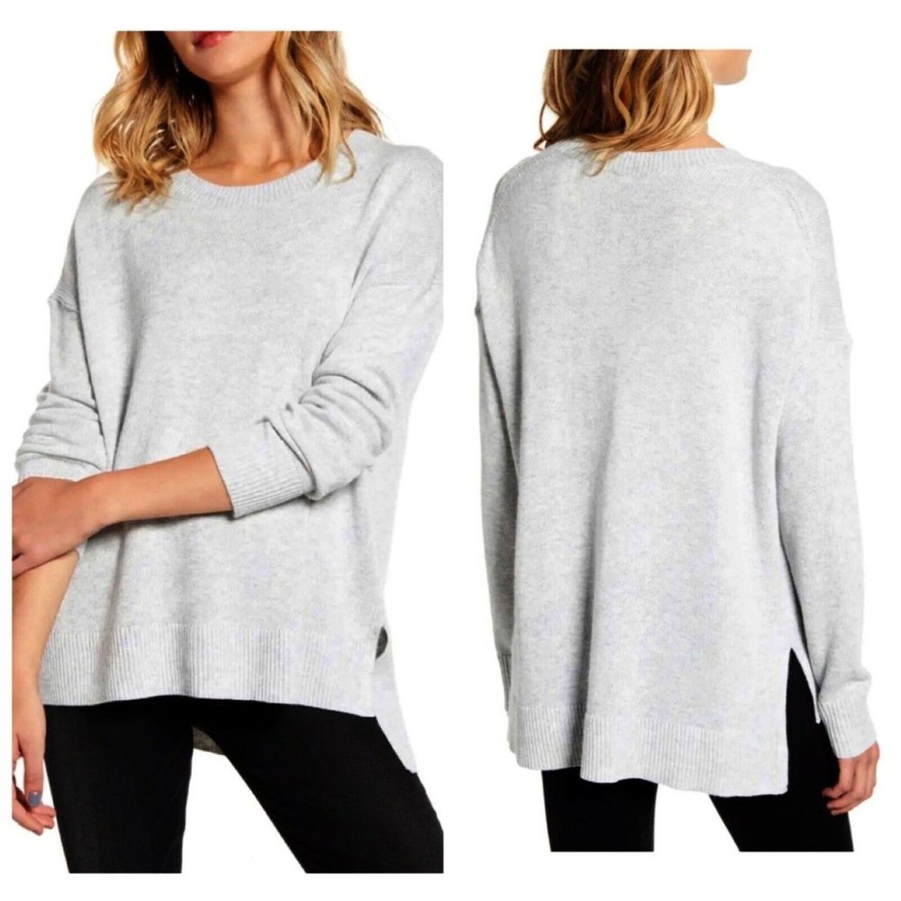 Chelsea28 Hi Low Oversized Side Slits Sweater
